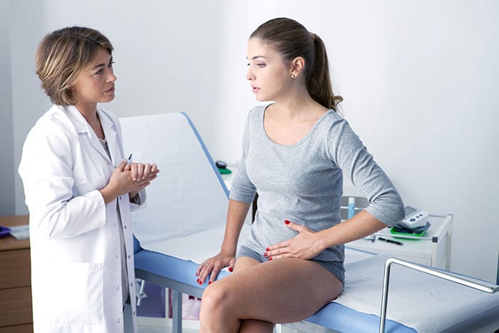 Describing pain at the doctor's office OBGYN or PCP