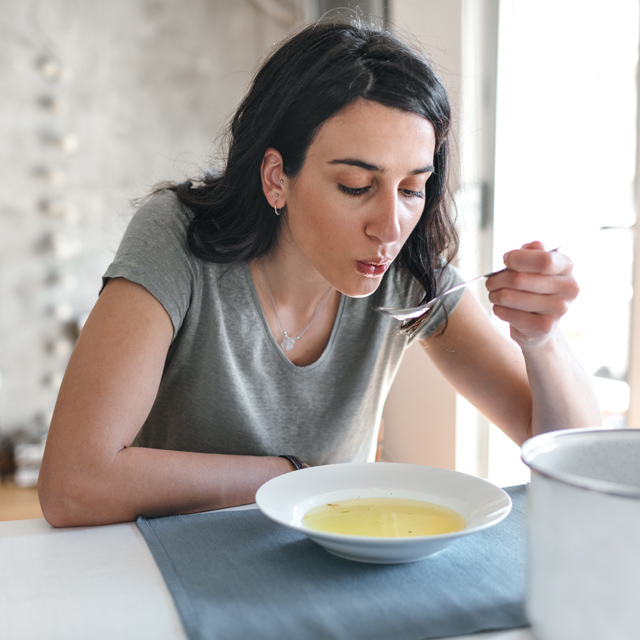 UFE recovery ease into food