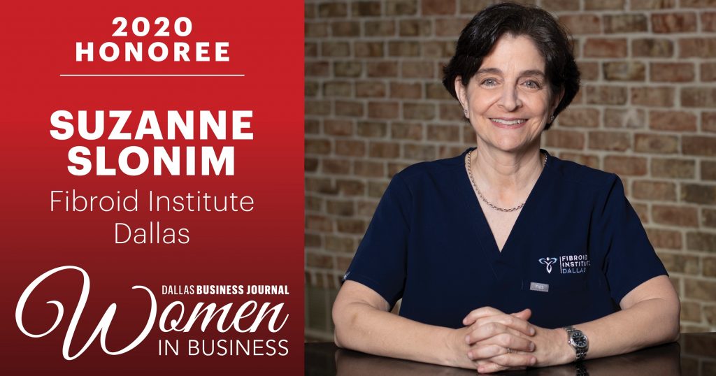 Fibroid doctor Dallas Business Journal award