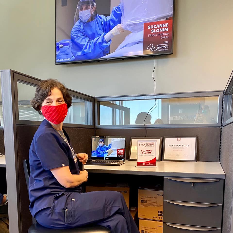 Fibroid doctor Suzanne Slonim during the Dallas Business Journal award event
