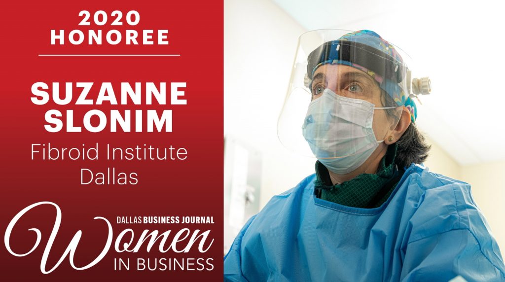 Fibroid doctor Suzanne Slonim in action
