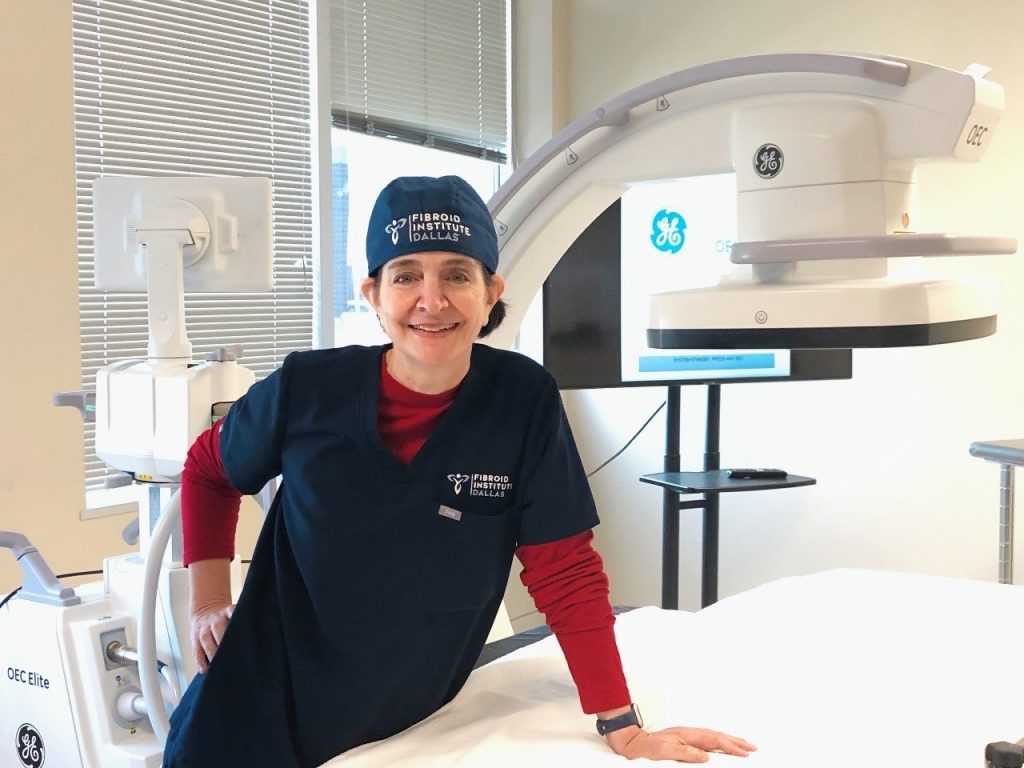 Dr. Suzanne Slonim in procedure room