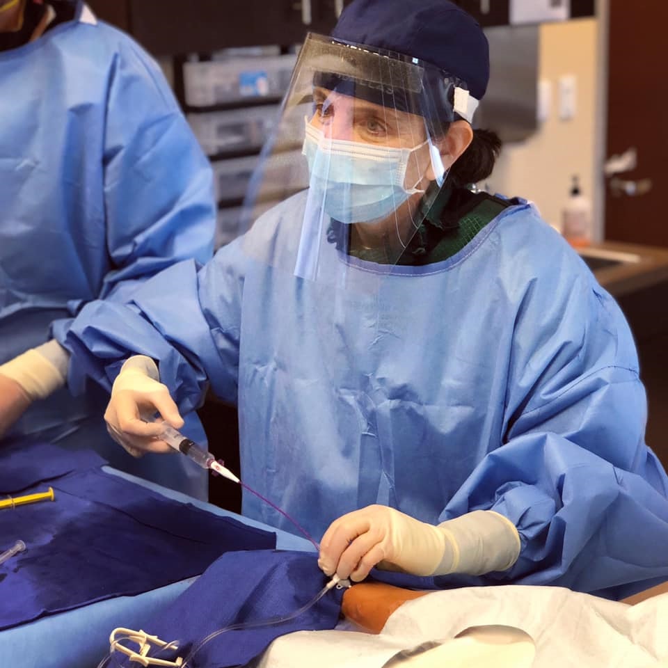 fibroid surgery injecting cathedar dr. slonim