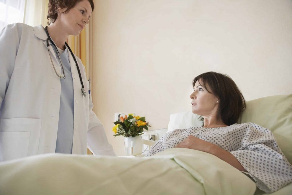 fibroid surgery hysterectomy woman recovery
