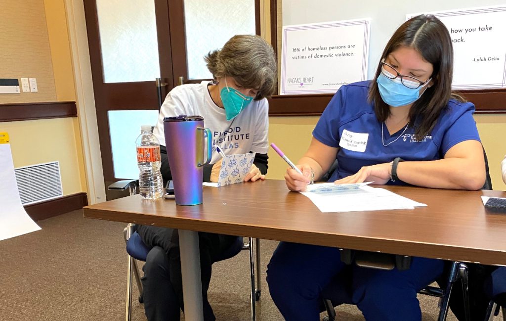 Fibroid Institute Dallas volunteers for Hagar's Heart