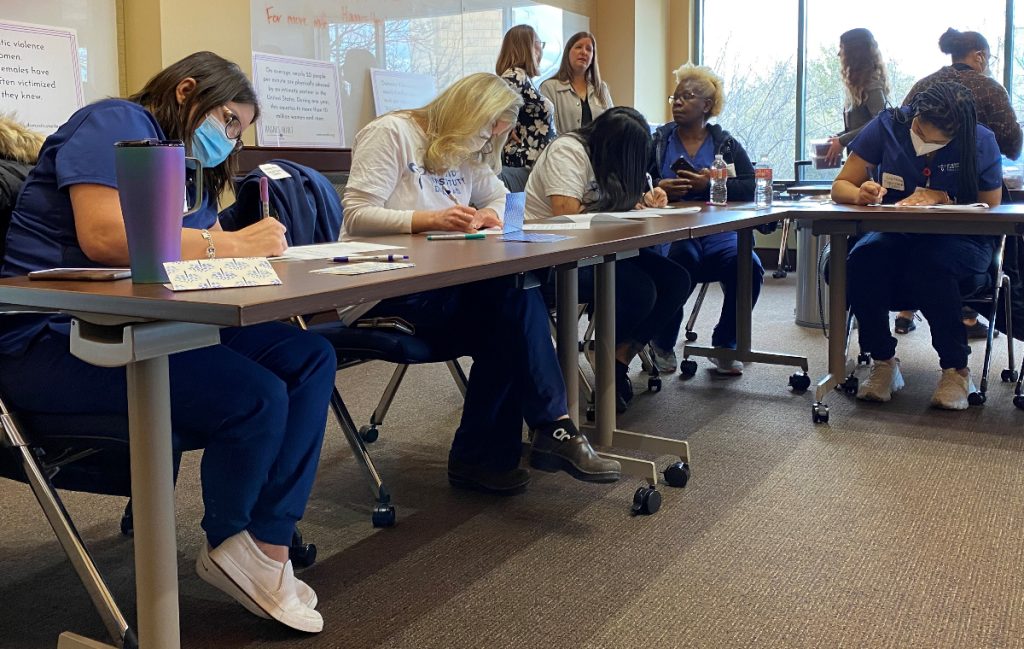 Fibroid Institute Dallas volunteers for Hagar's Heart