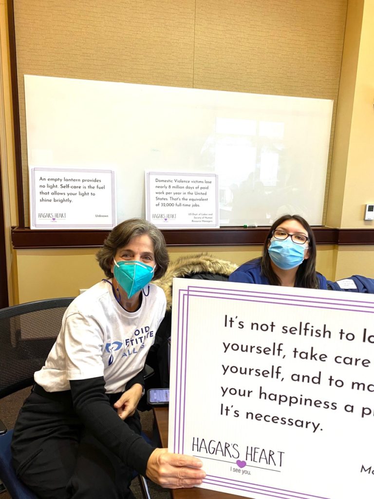 Fibroid Institute Dallas volunteers for Hagar's Heart