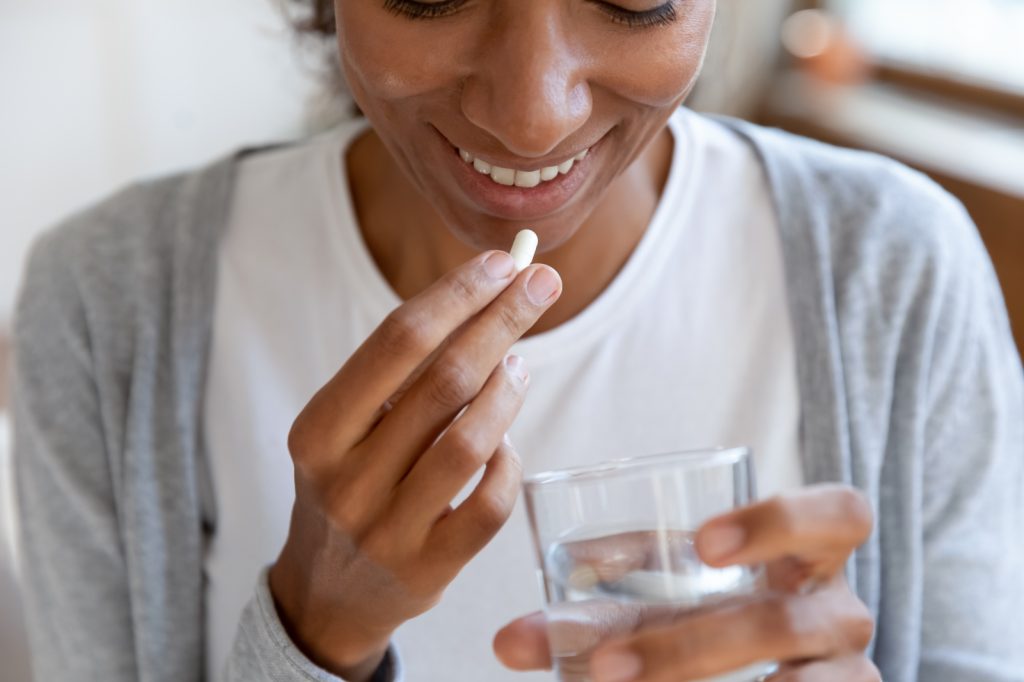 fibroid treatment meds pills after UFE