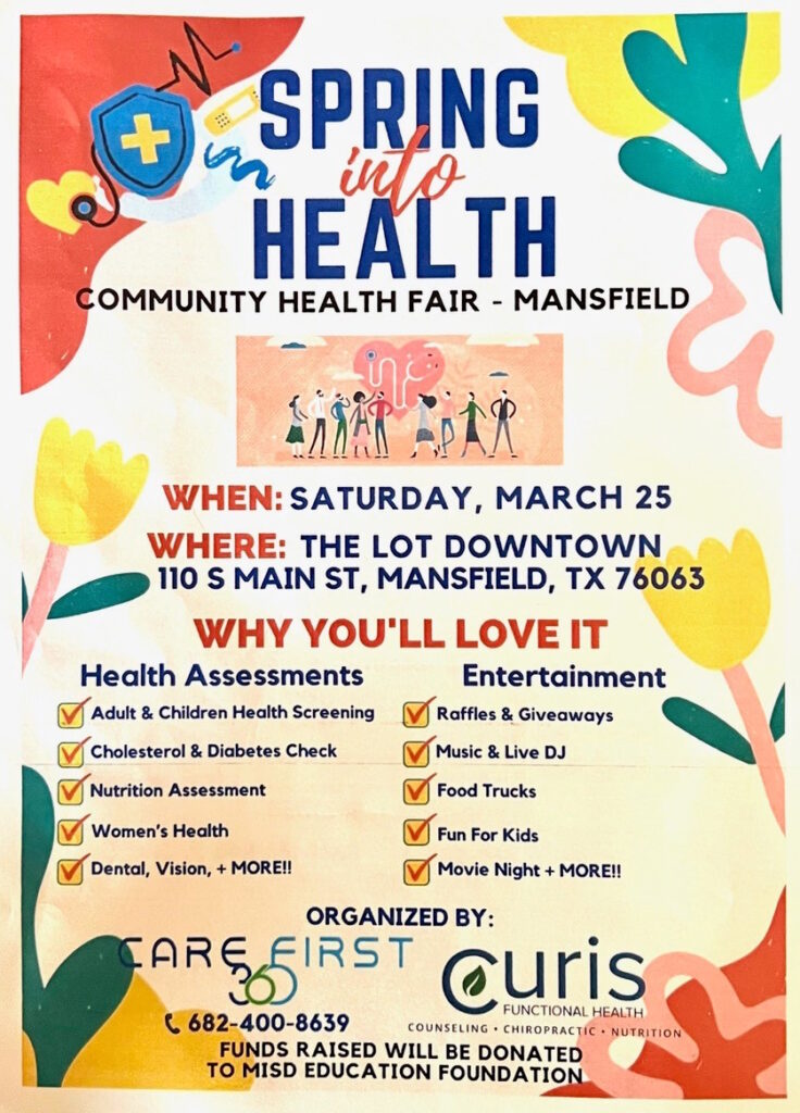 spring into health fair mansfield