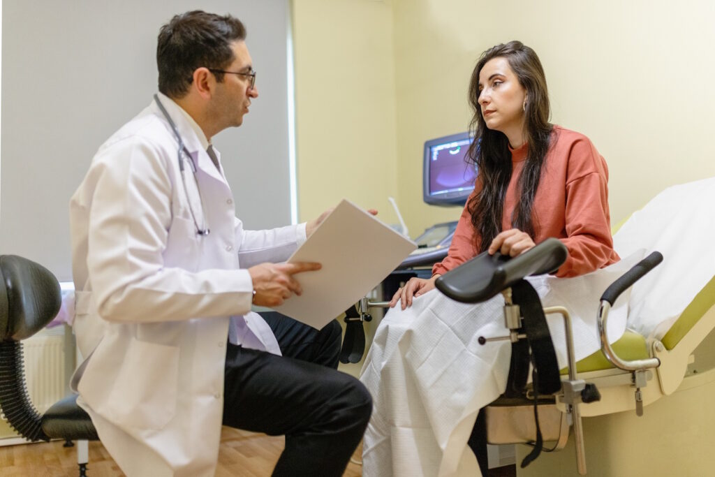 Gynecologist Order a Biopsy Fibroids Doctor Visit