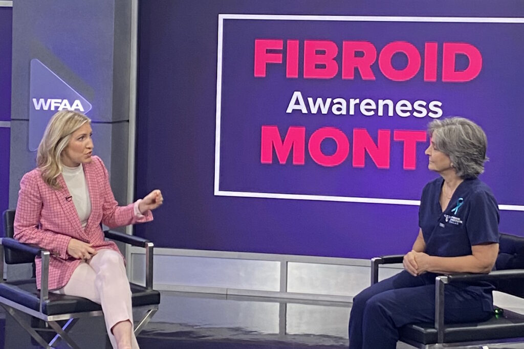 Dallas Fibroid Doctor Slonim Fibroid Awareness Channel 8 Interview 01