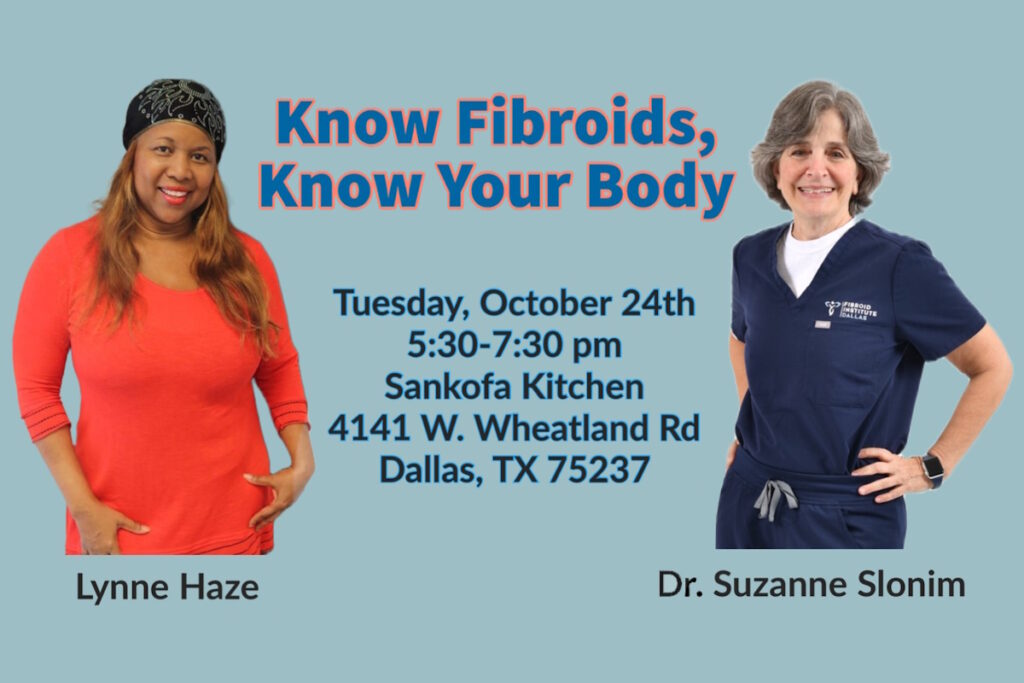 Dallas fibroid treatment mixer banner 202310