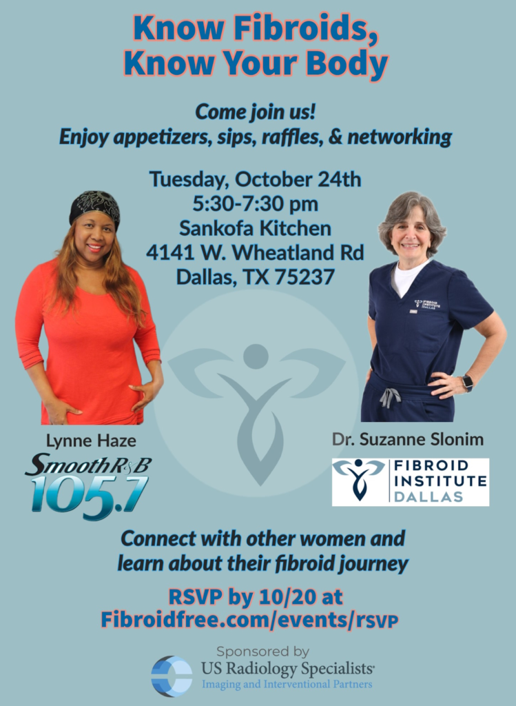 Dallas fibroid treatment mixer flyer 202310