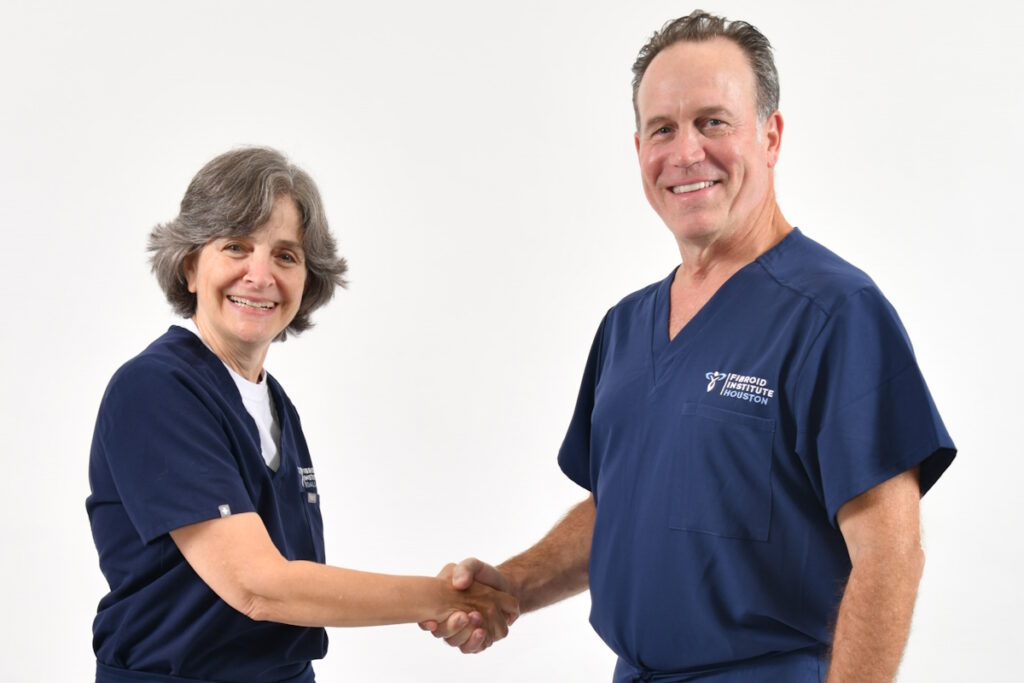 fibroid doctor Slonim Fischer handshake DSC6860 web