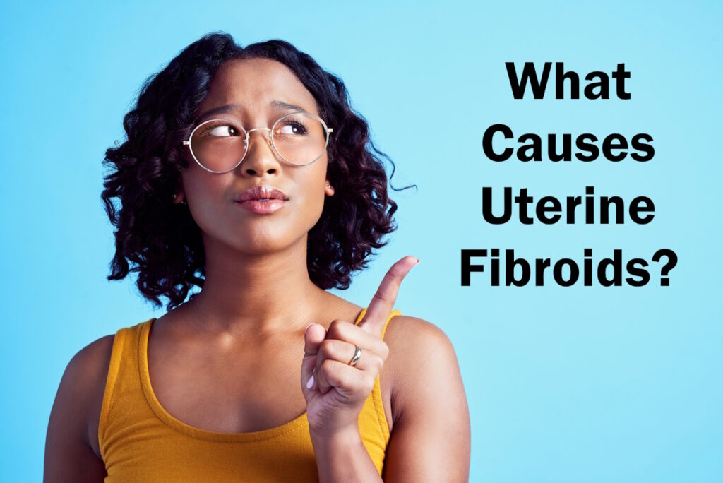 uterine fibroids causes confused woman