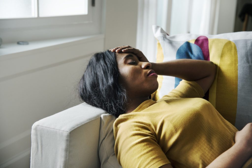 fibroid symptoms pain fatigue fibroid pain woman