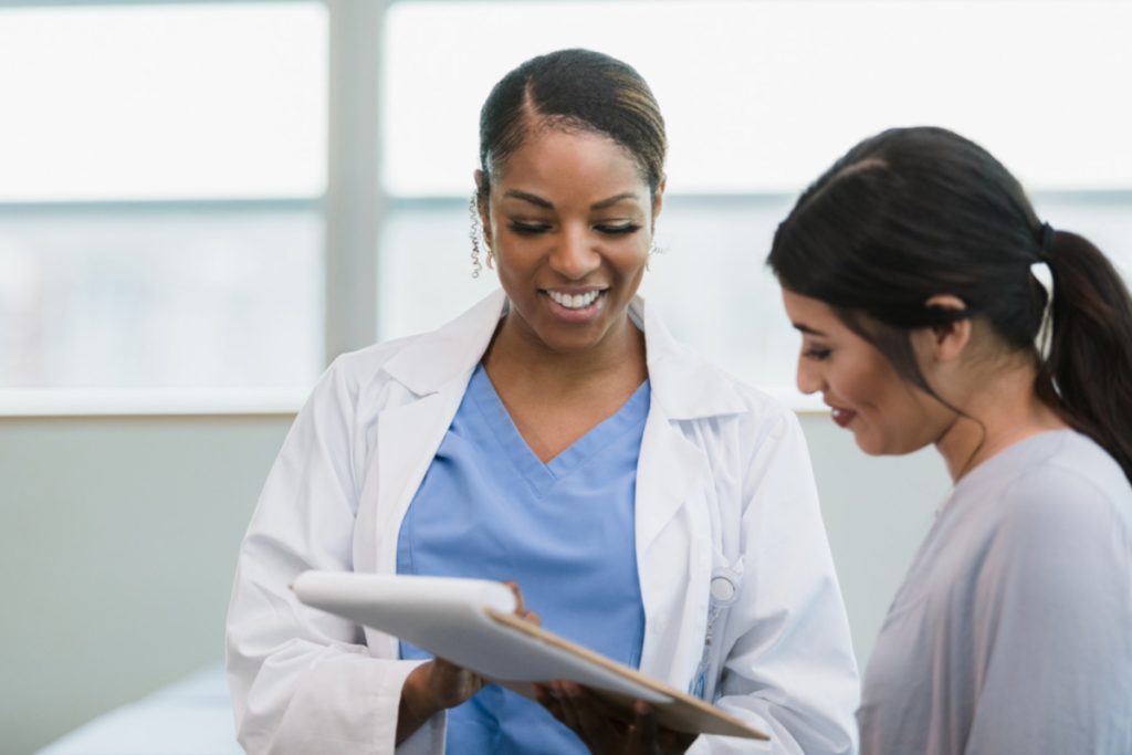 fibroid treatment medical chart