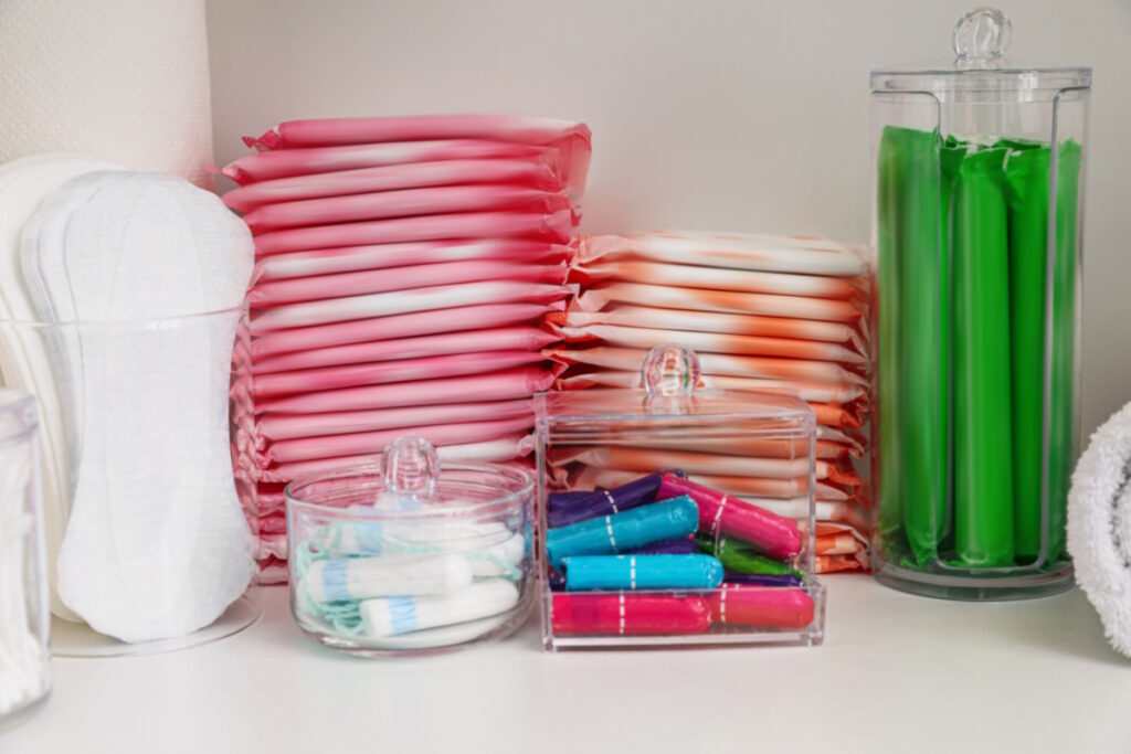 heavy periods period products at work