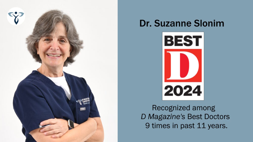 D Best Doctor fibroid doctor Suzanne Slonim MD D Best Doctor 2024 horiz2