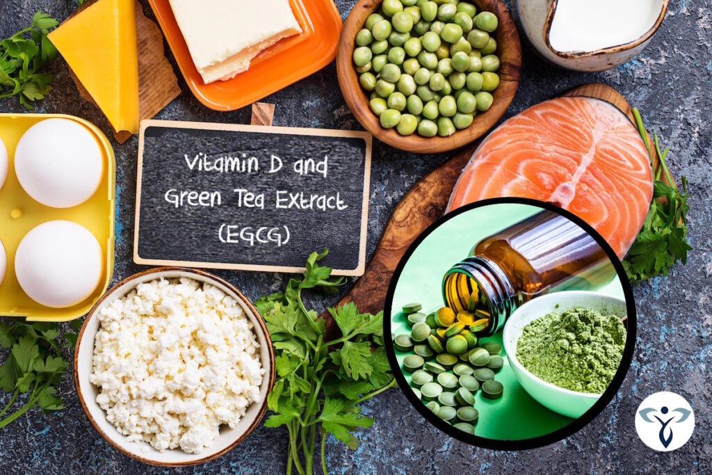 fibroid tumors diet supplements vitamin D green tea extract