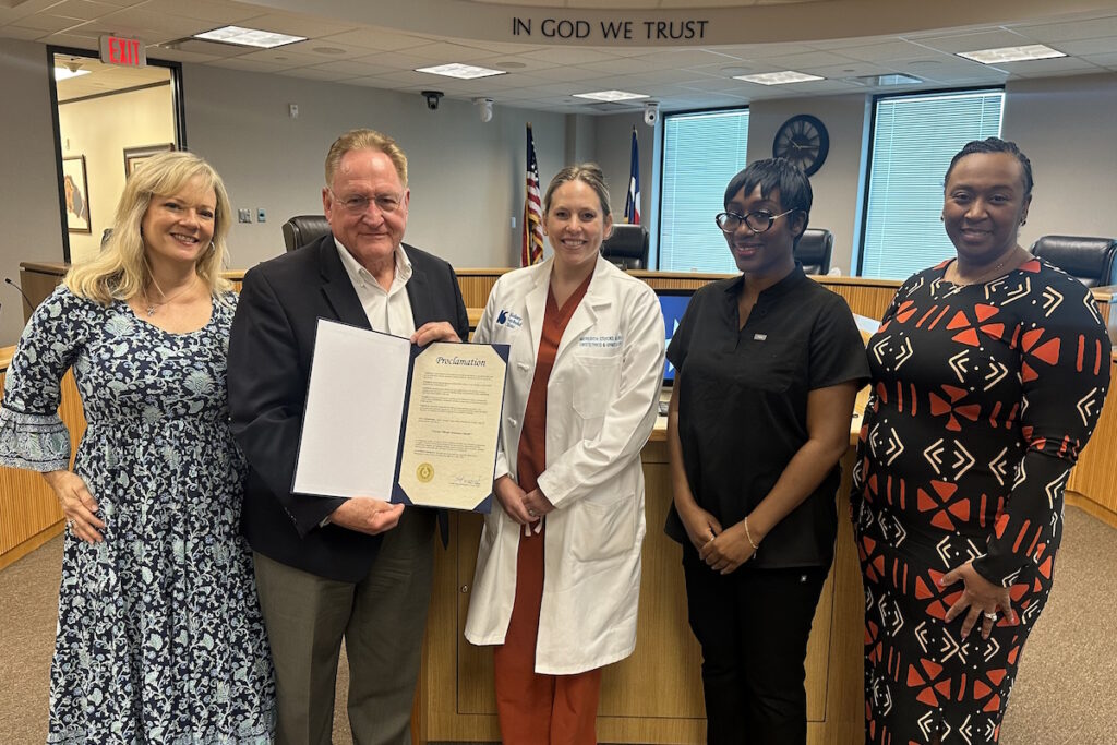 fibroid institute montgomery county proclamation texas fibroid awareness 2025 houston doctors